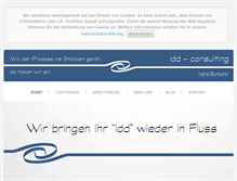 Tablet Screenshot of idd-consulting.de